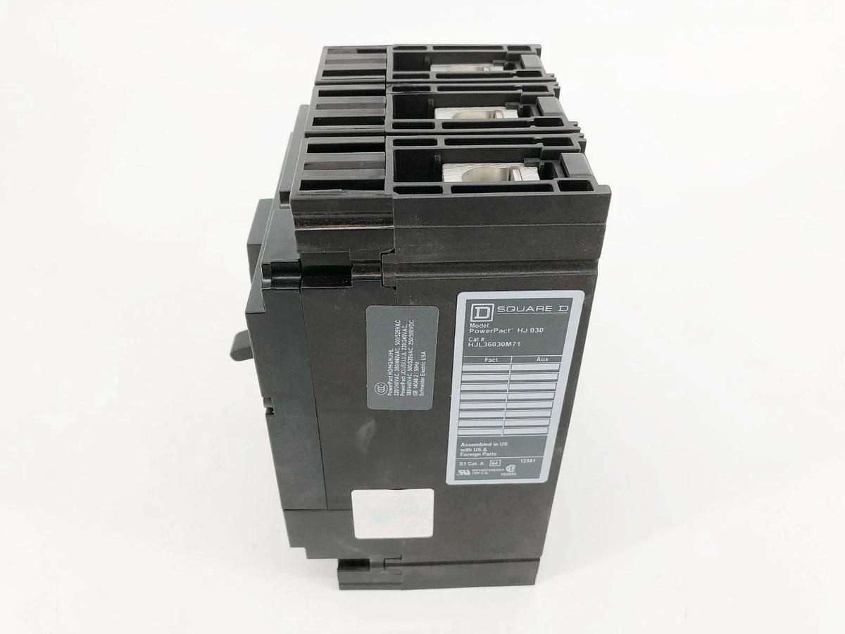 New Square D HJL36030M71 Motor Circuit Protector 30A 600V 3P