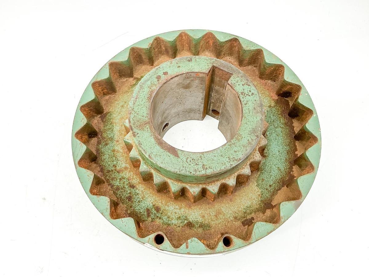 Used TB Woods 12S X 3-3/8 Coupling Flange Hub 3-3/8" Bore