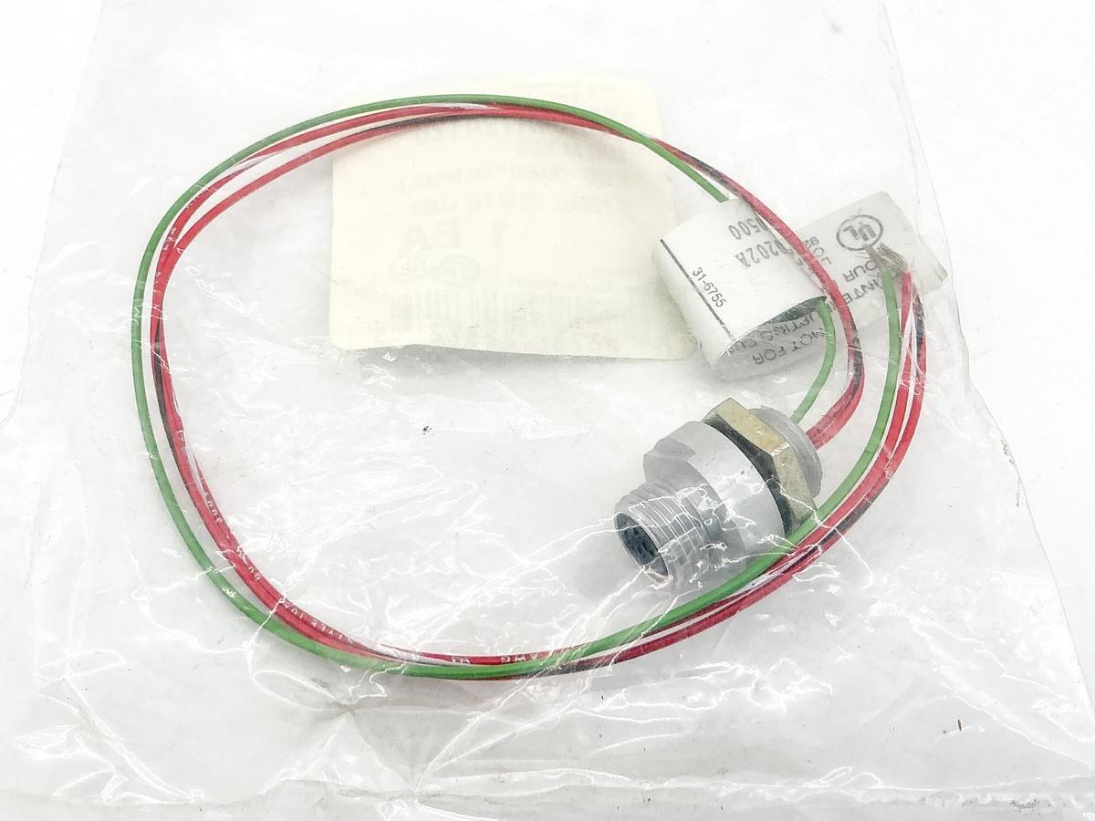 New Brad Harrison 7R3A04A19A120 Mico-Change Receptacle 3P Female 12" Lead 70206