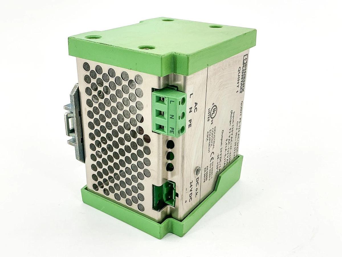 Used Phoenix Contact QUINT-PS-120AC/24DC/ 1 Power Supply 120VAC Input 24VDC Output
