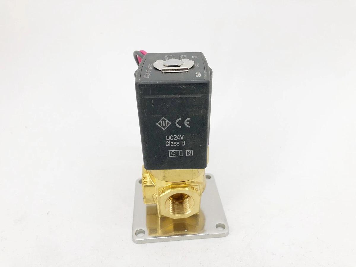 New SMC VX3334-03T-5GS1-B Solenoid Valve 3-Way 3/8" NPT 24VDC
