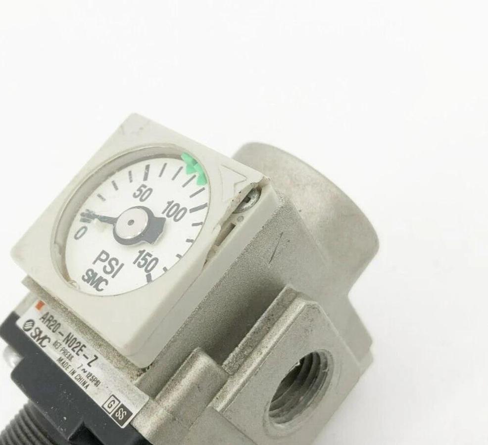 New SMC AR20-N02E-Z Pneumatic Regulator 7-125psi