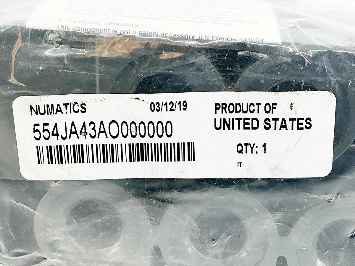 New Numatics 554JA43AO000000 Solenoid Valve 150PSIG