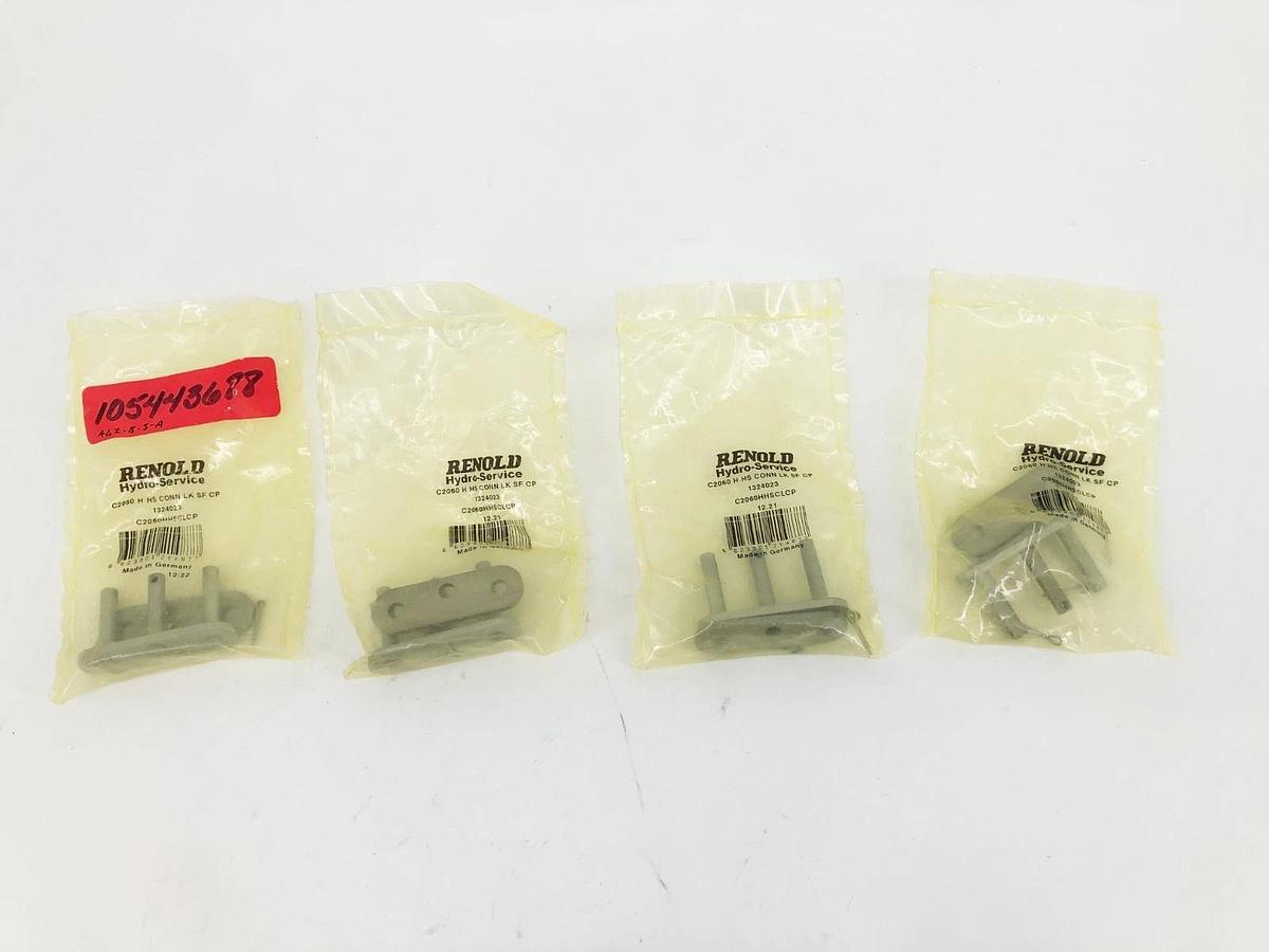 Lot of 4 New Renold C2060HHSCLCP Connecting Links 1324023