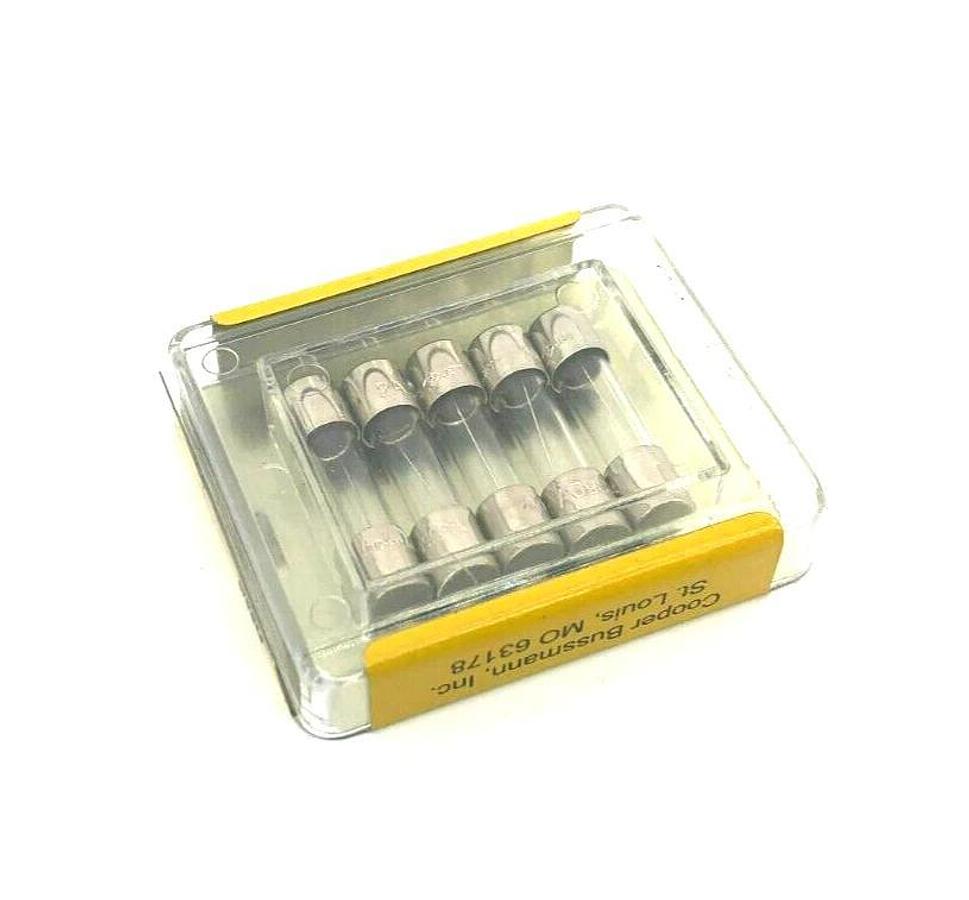 Box of 5 New Bussmann GMC-2-R Fuses 2 Amp