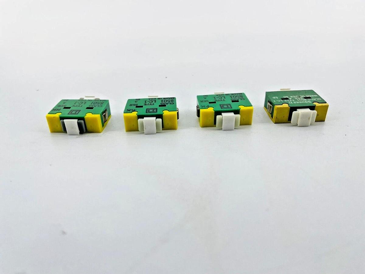 Lot of 4 New Square D 8501LC1 Relay Contact Cartridge Ser A