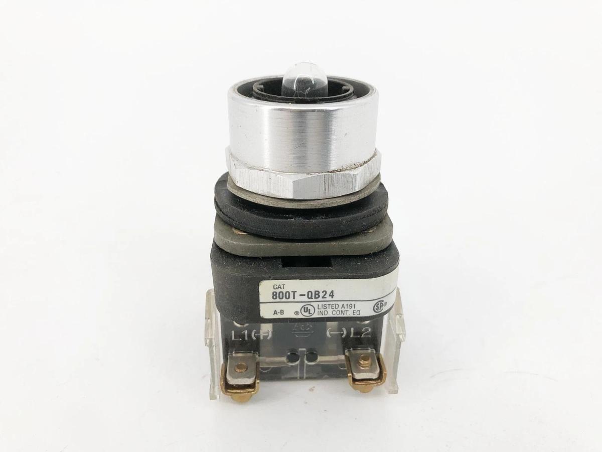 New Allen-Bradley 800T-QB24 Ser. T Pushbutton 24VAC/DC No Box Missing Cap/Bulb
