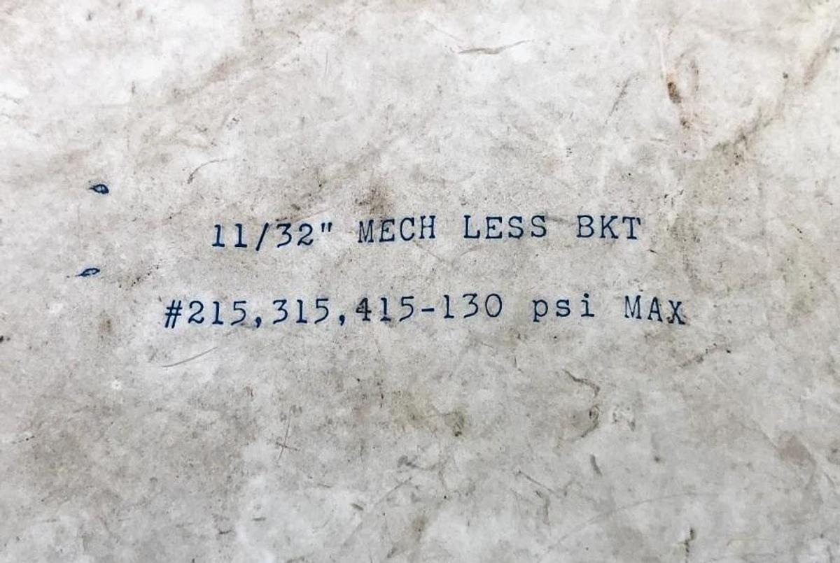 New Armstrong 11/32" MECH LESS BKT Repair Kit #215 315 415 130psi Max