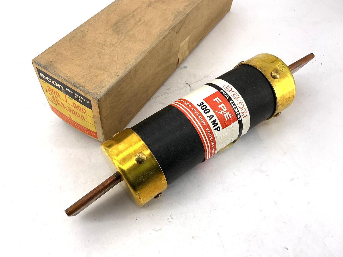 New Economy Fuse ECON ECS-300 Dual Element Fuse 300A 600V ECS300
