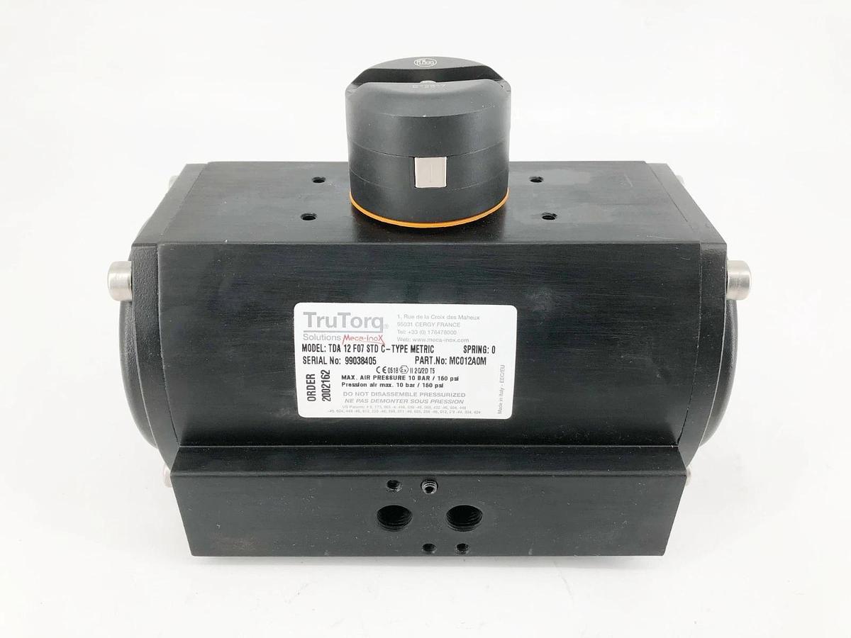 New TruTorq TDA 12 F07 STD C-TYPE METRIC Pneumatic Actuator MC012A0M - No Box