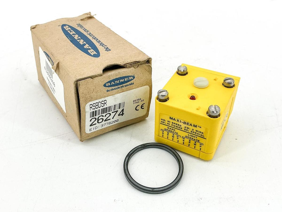 New Banner RSBDSR Maxi-Beam 2 Watt 2 Wire 26274