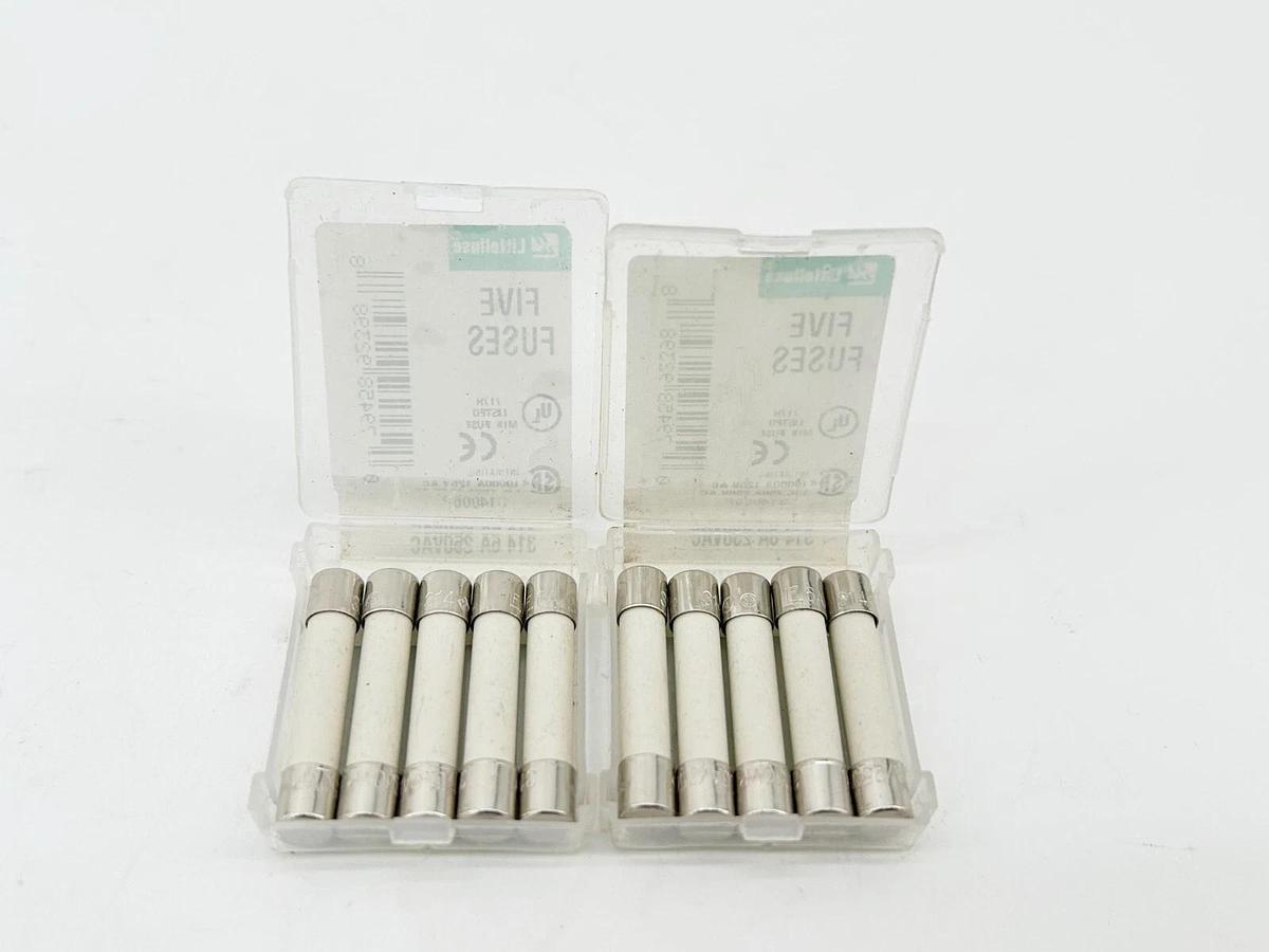 New Lot of 10 Littelfuse 314006P Fuse 6A 250V 314