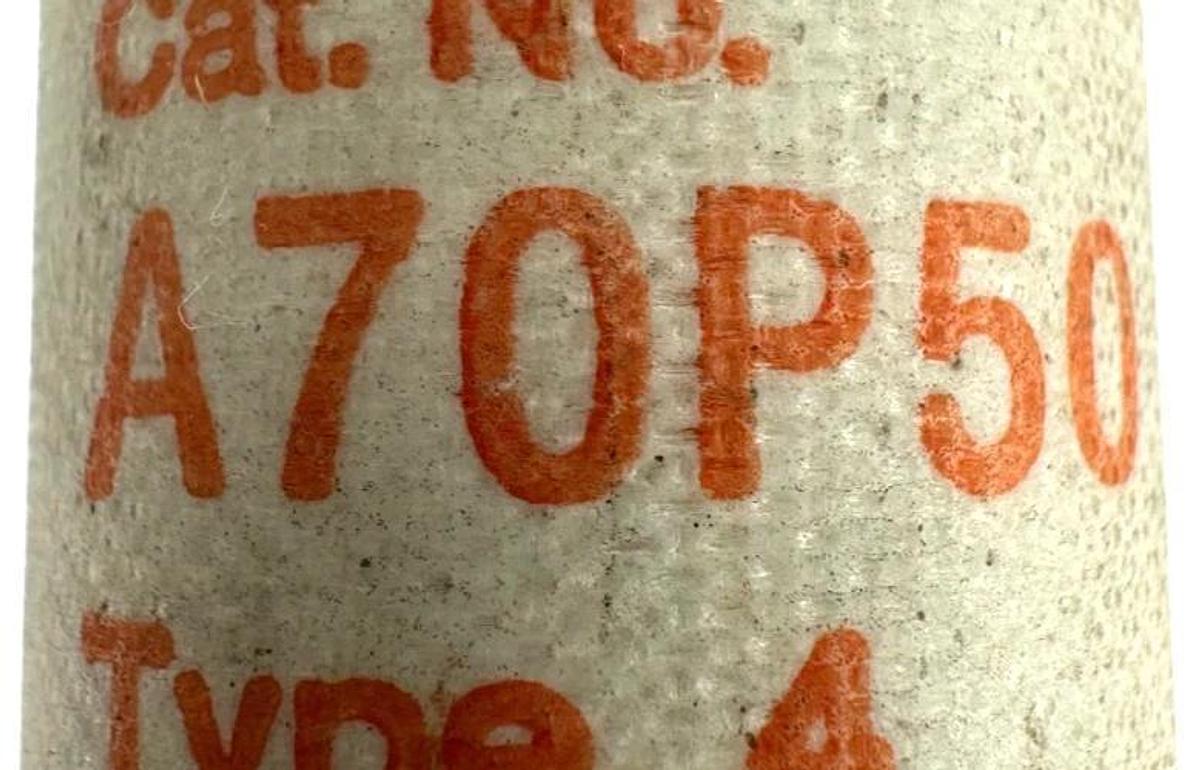 Lot of 2 New Gould Shawmut A70P50 Amtrap Fuse Type 4 10A 700V