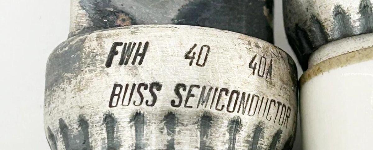 New Lot of 4 Bussmann FWH-40 Semiconductor Fuse 40A 500V