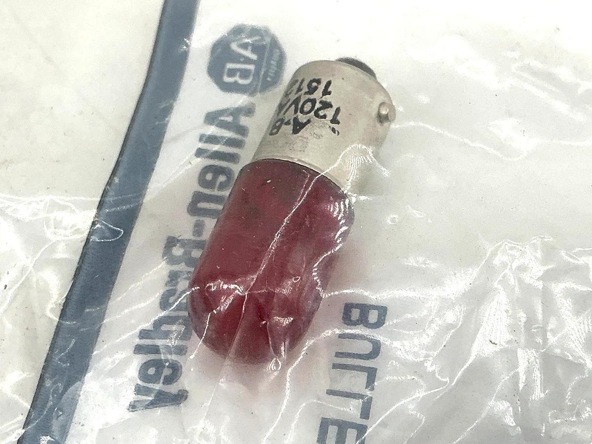 New Allen Bradley 800T-N320R Ser C Pilot Light Accessory LED Light Bulb 120V Red