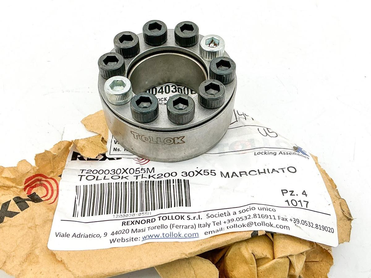 New Rexnord T200030X055M Tollok Locking Bushing TLK200 30X55 30.1mmOD 22.62mm L