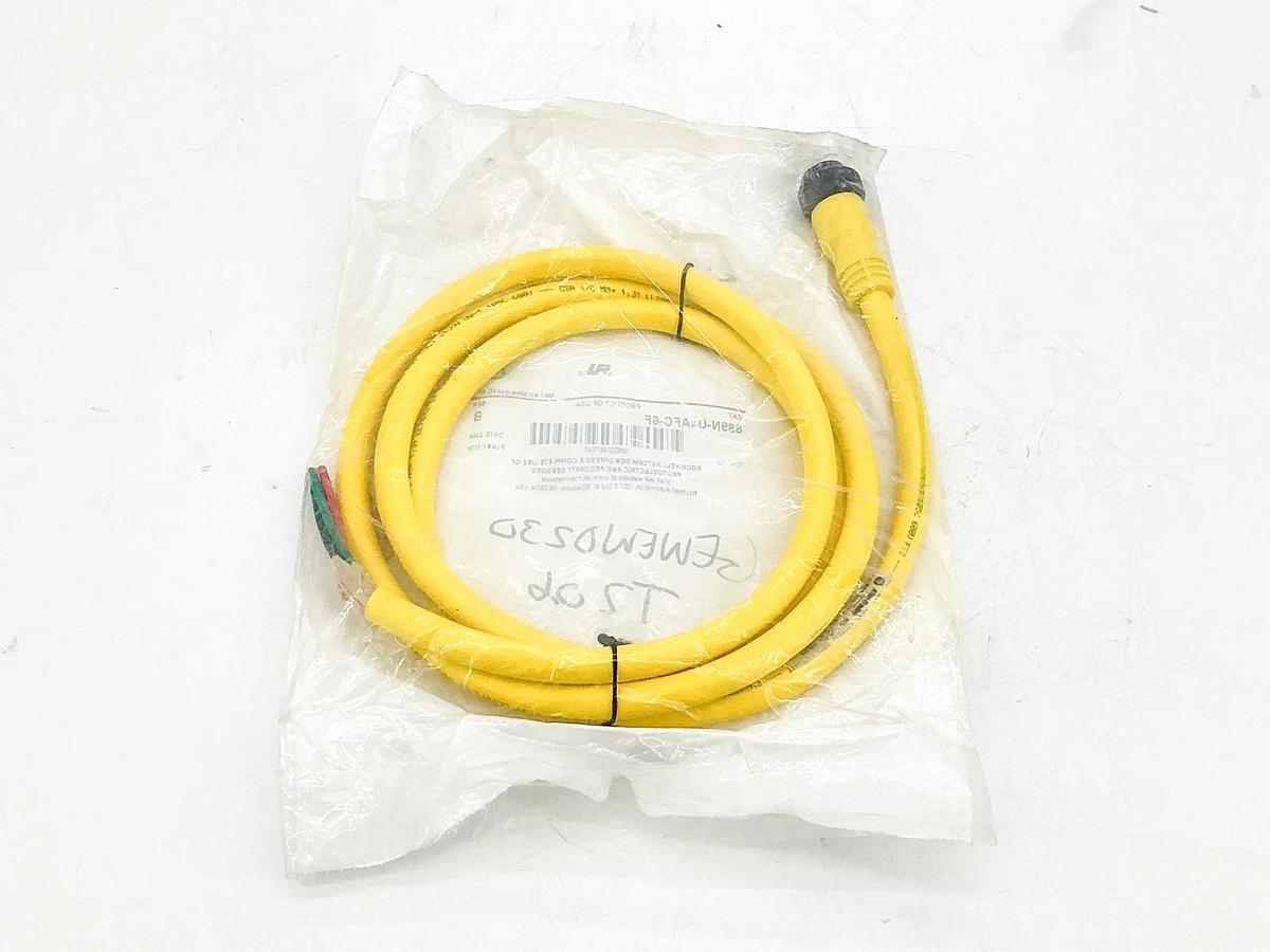 New Allen Bradley 889N-U4AFC-6F QD Cordset 4Pin Mini Straight 6' Ser.B