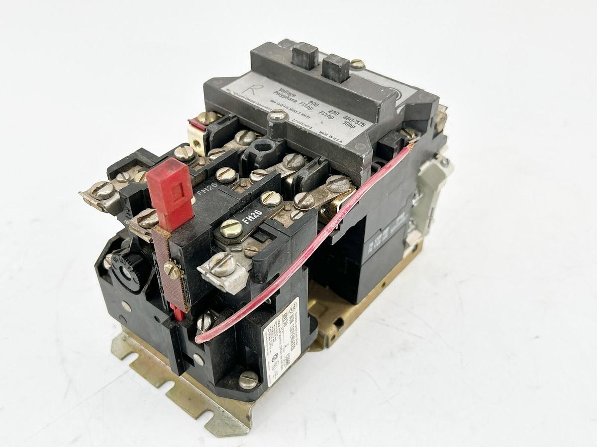 Used Westinghouse A201K1CX Contactor 27A 3 Pole Size 1 480V 60Hz Coil