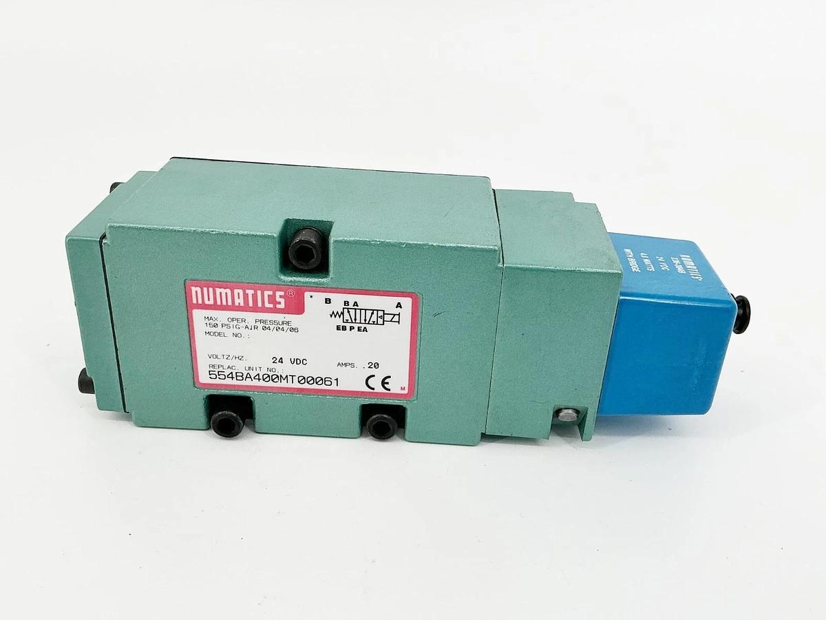 New Numatics 554BA400MT00061 Solenoid Valve 24VDC .20A 150PSIG