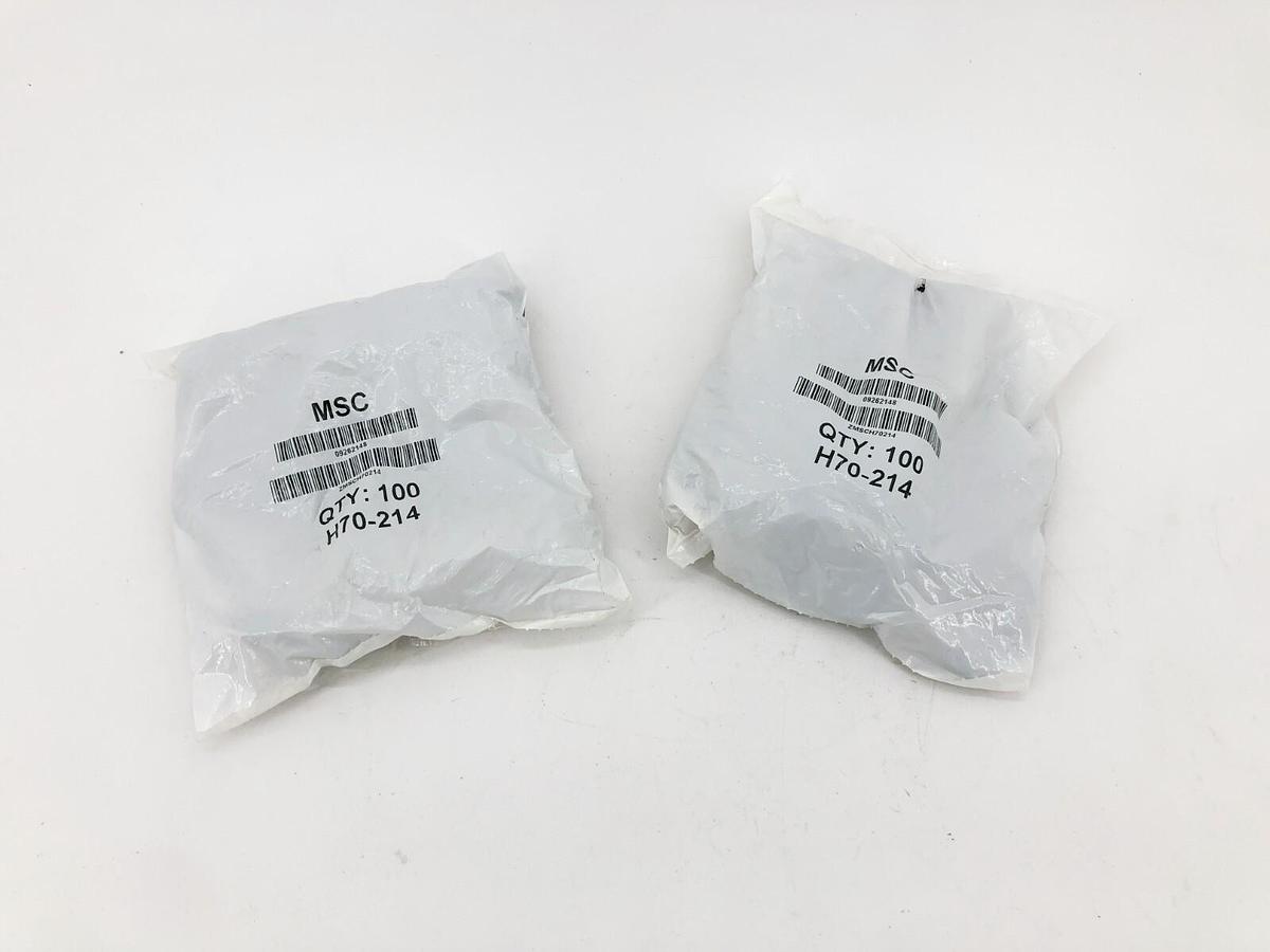 Lot of 200 New MSC H70-214 O-Rings 1"ID X 1-1/4"OD X 1/8"CS