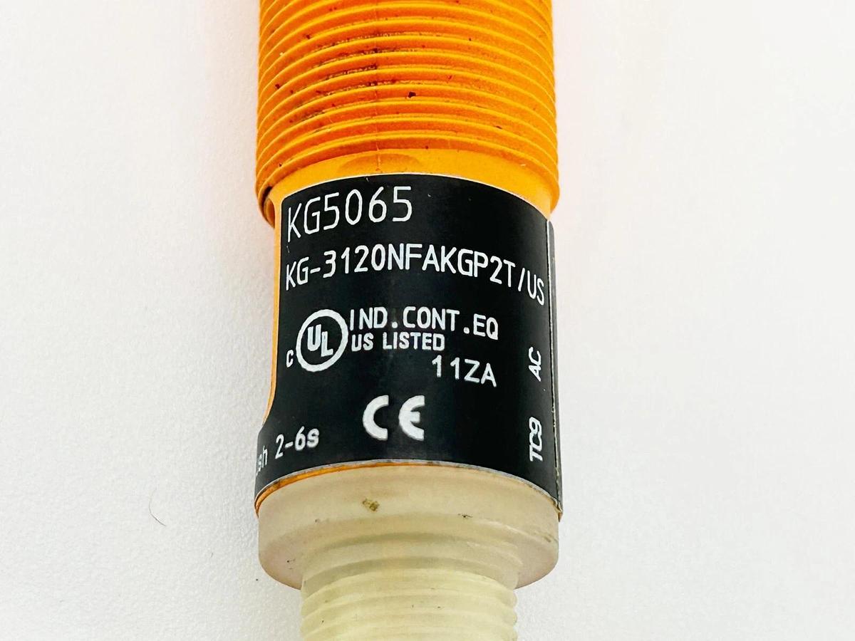 Used IFM KG5065 Capacitive Sensor KG-3120NFAKGP2T/US 200mA 36VDC