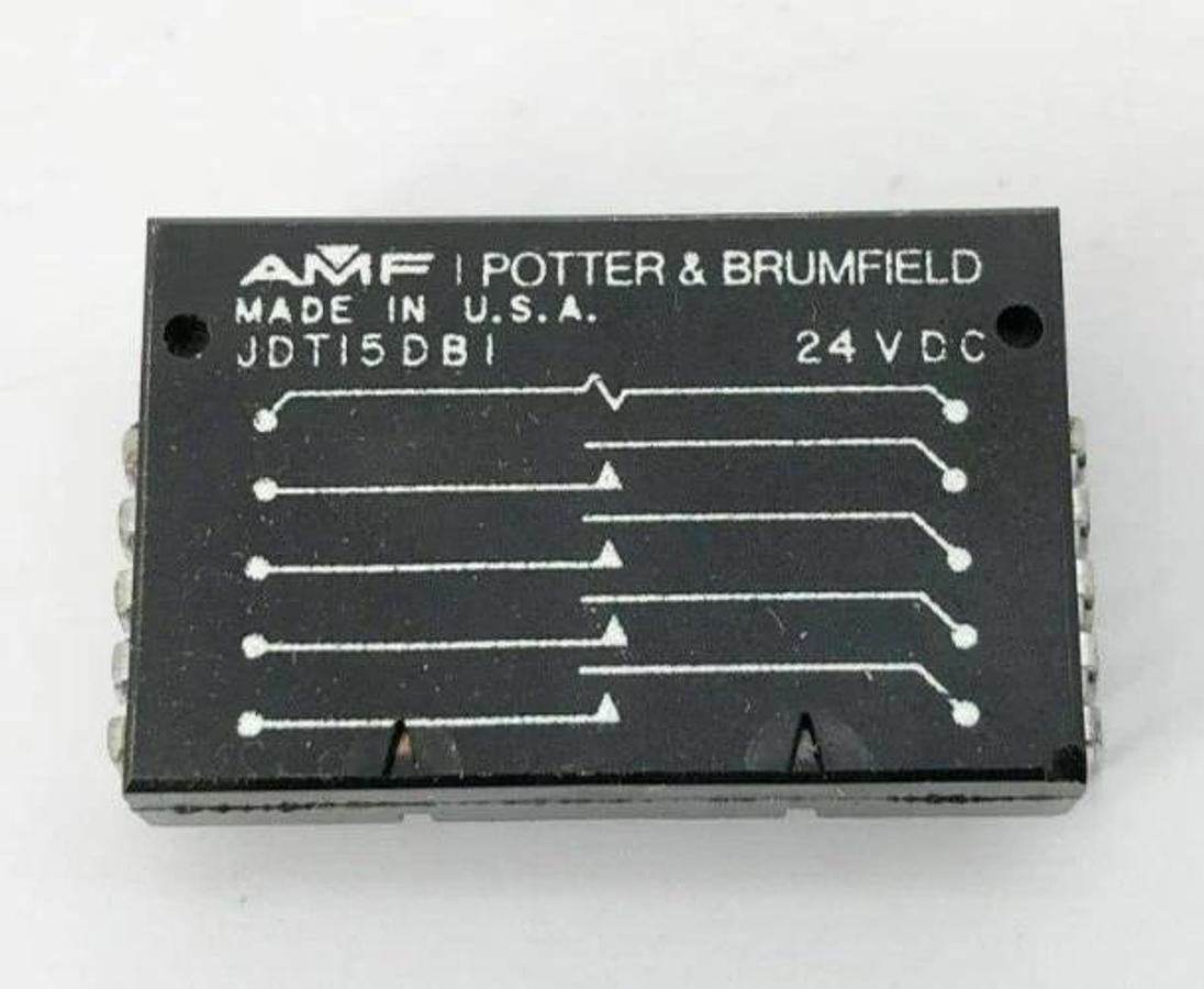 New Potter & Brumfield JDT15DB1 Relay 24VDC 10W 4A 1840ohms