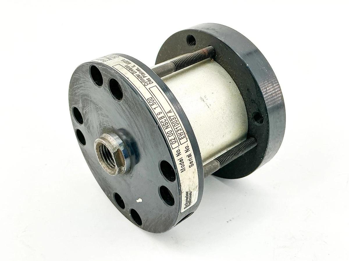 Used Schrader Bellows 02.00-NSCB9-1.500 Pneumatic Cylinder 250PSI