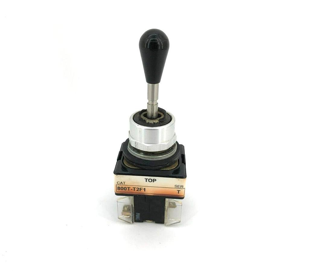 Used Allen Bradley 800T-T2F1 Ser. T Toggle Switch, 2-Way AS-IS