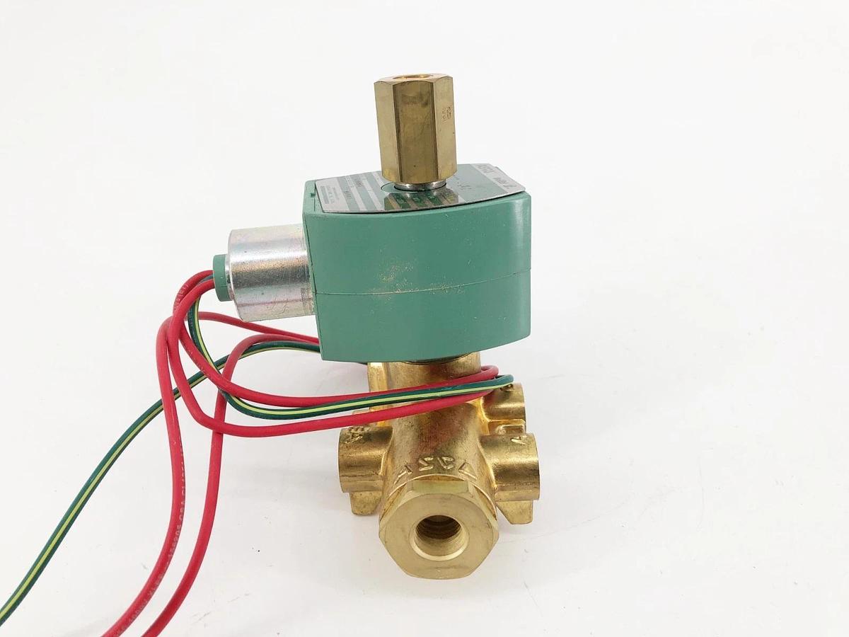 New Asco 8345H003 Solenoid Valve 110/120V 10-150psi 1/4" NPT