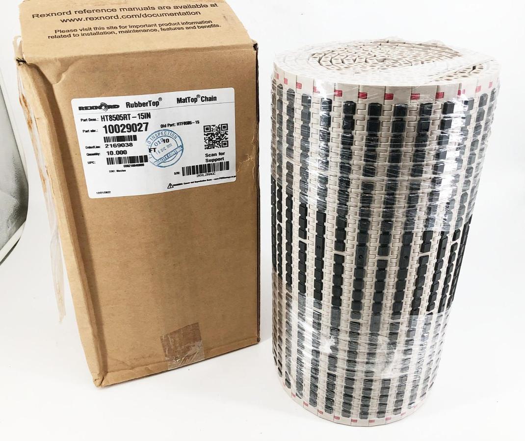 New Rexnord 10029027 Conveyor Chain HT8505RT-15IN 15" W x 10FT L