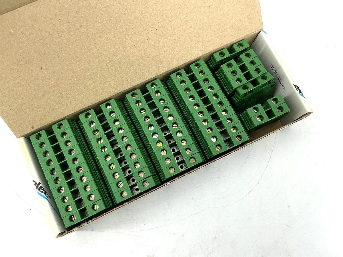 Box of 47 ABB Entrelec 010512822 Terminal Block Green M6/8.1 10512822