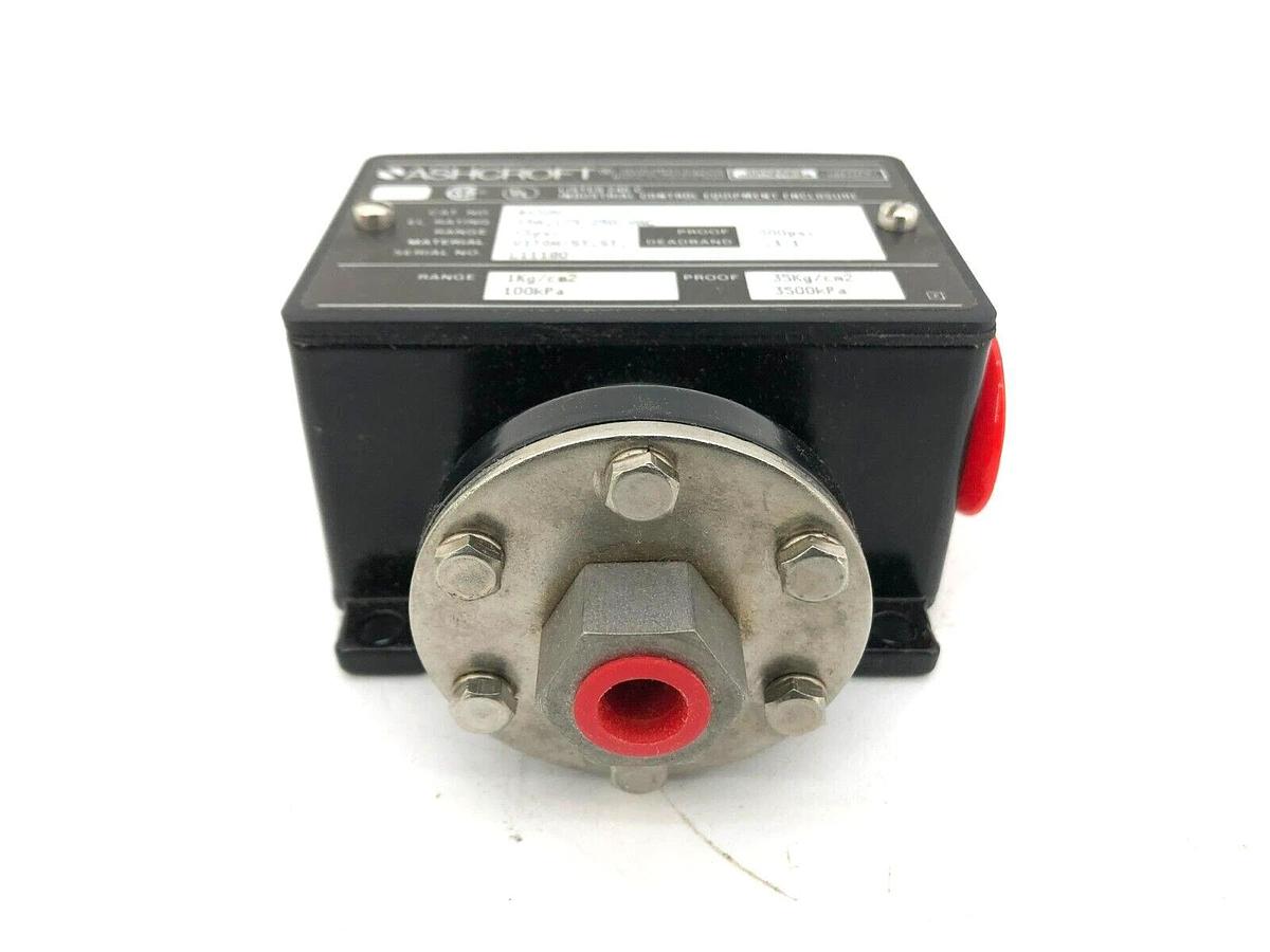 New Ashcroft B450V 15PSI Pressure Switch NEMA 4X