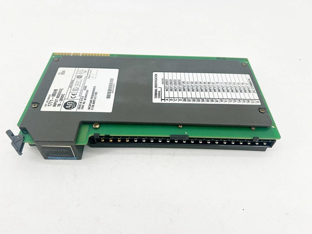 Used Allen Bradley 1771-IBD/B Input Module 16 Point Digital 10-30VDC PlC-5 Sink Wirin