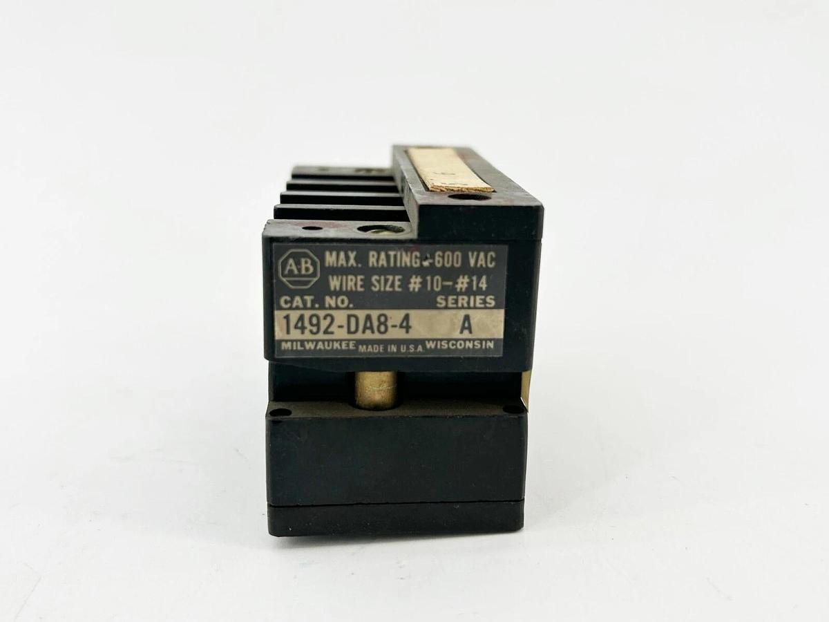 Used Lot of 3 Allen Bradley 1492-DA8-4 Terminal Block 30A 600V