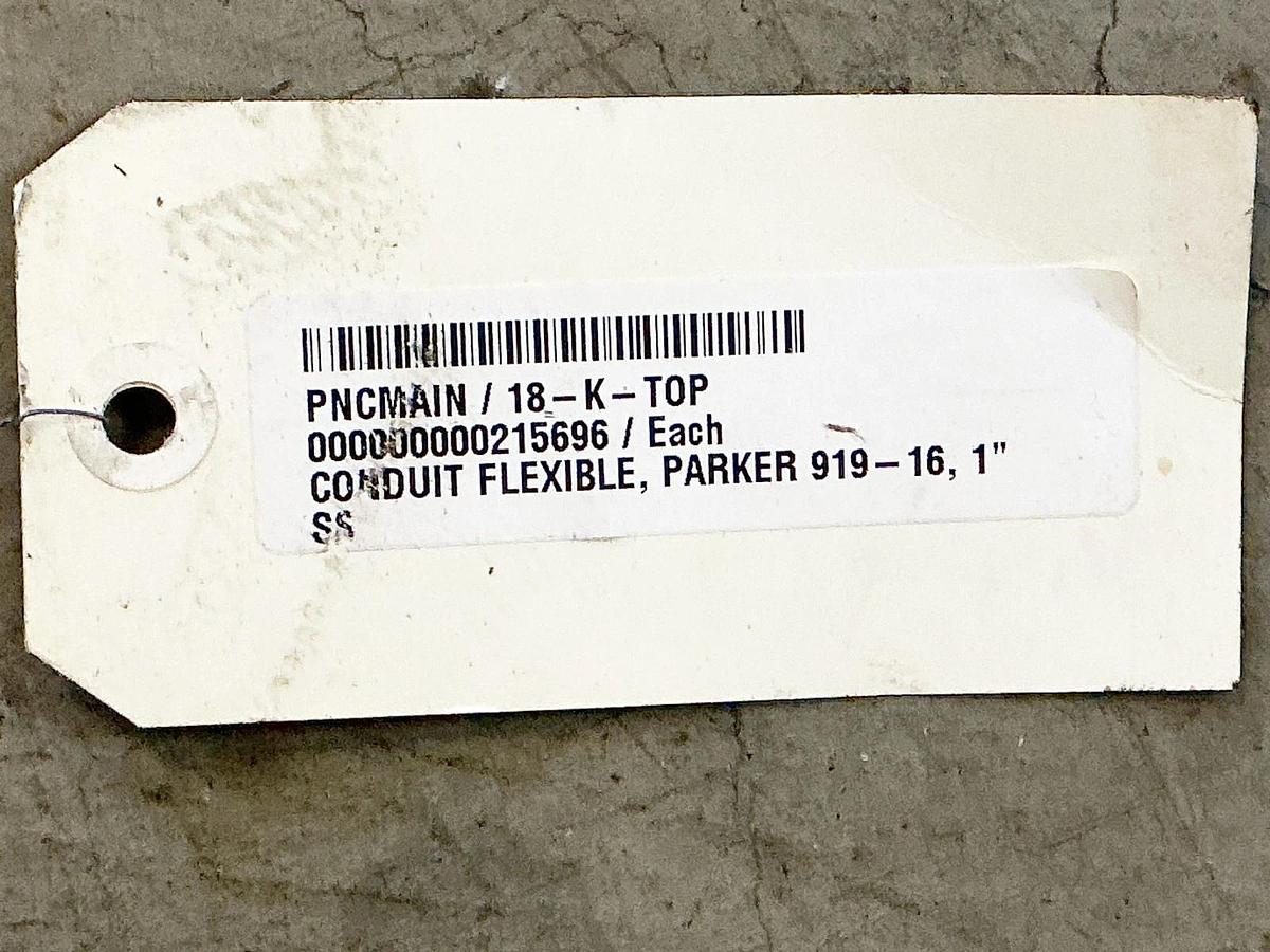 New Parker 919-16 PTFE Flexible Conduit Hose 27' 450°F