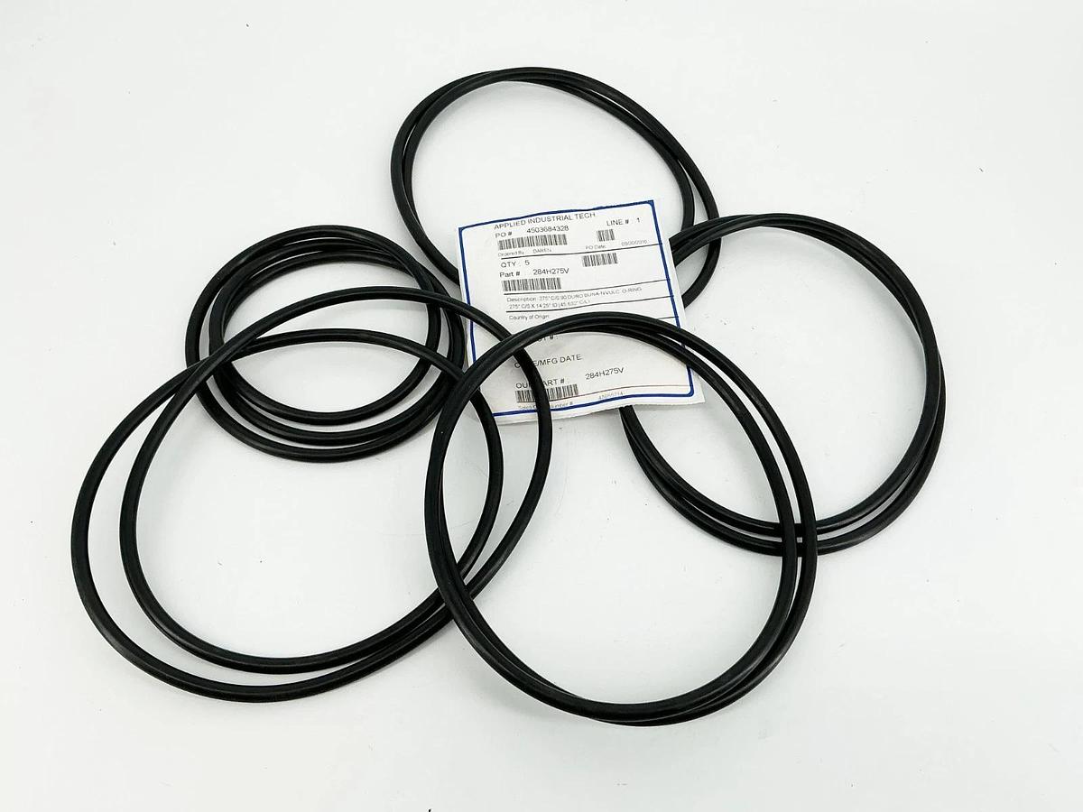 New Lot of 5 Applied Industrial Tech 284H275V O-Ring 275"C/S X 14.25"