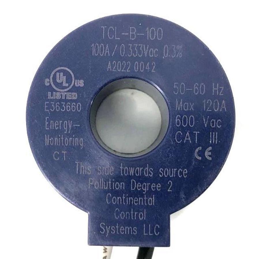 New CCS TCL-B-100 Current Transformer Solid Core 100A/0.333VAC 0.3% - No Box