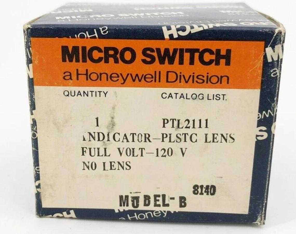 New Micro Switch PTL2111 Indicator Light Module 120V
