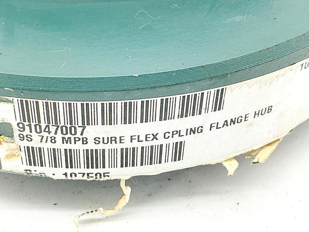 New Sure Flex Flange 9S 7/8 MPB Coupling Flange Hub 7/8" Bore - No Box