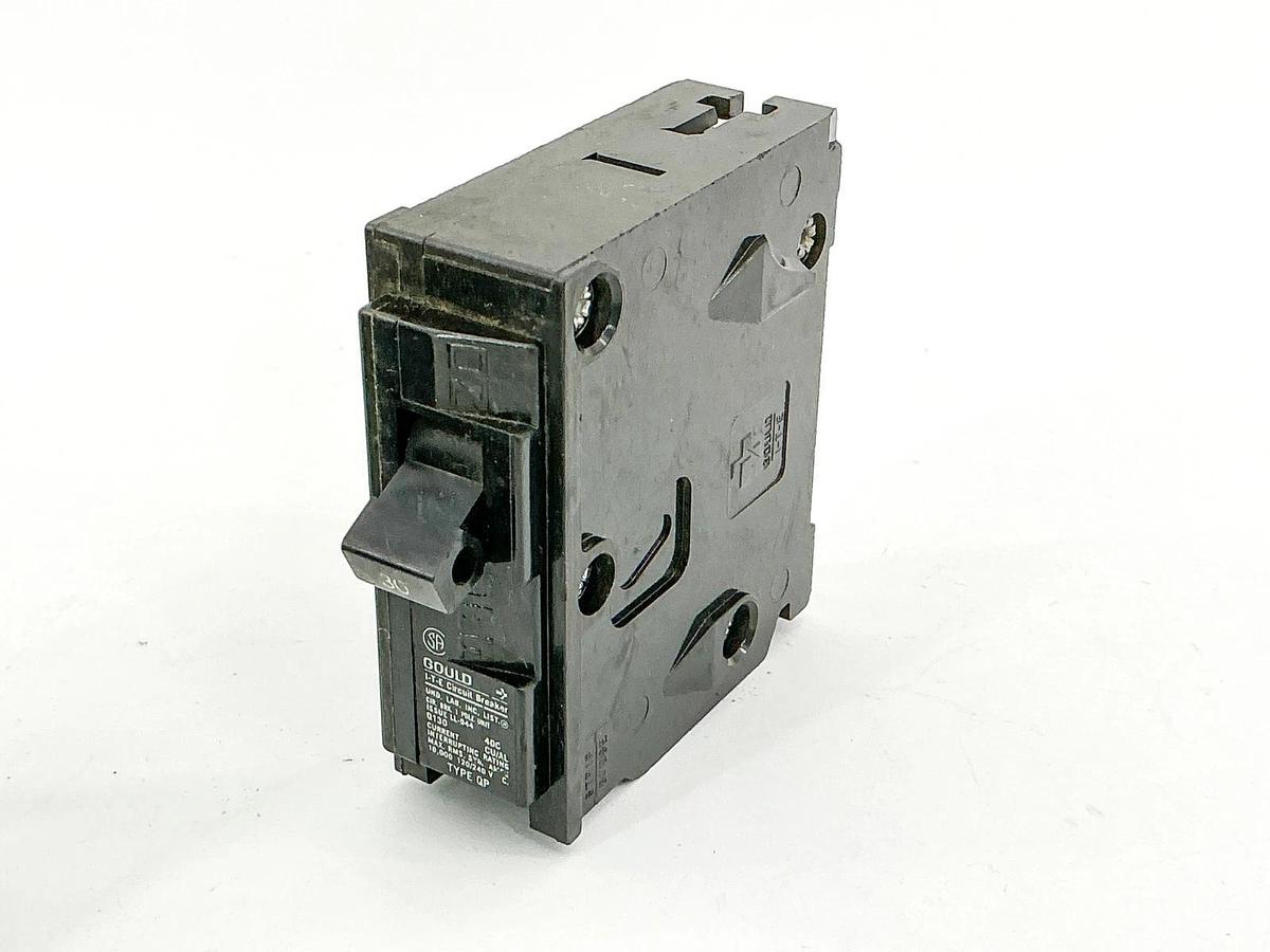 New Lot of 5 Gould ITEQ130 Circuit Breaker 20A 240V 1P Type QP- No Box