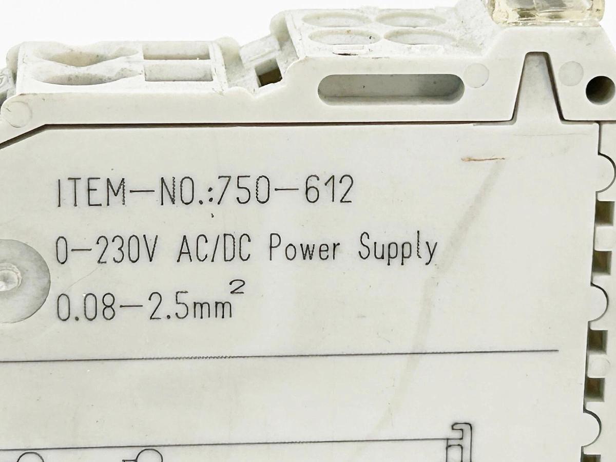 New Wago 750-612 Power Supply 10A 230V For I/O Modules