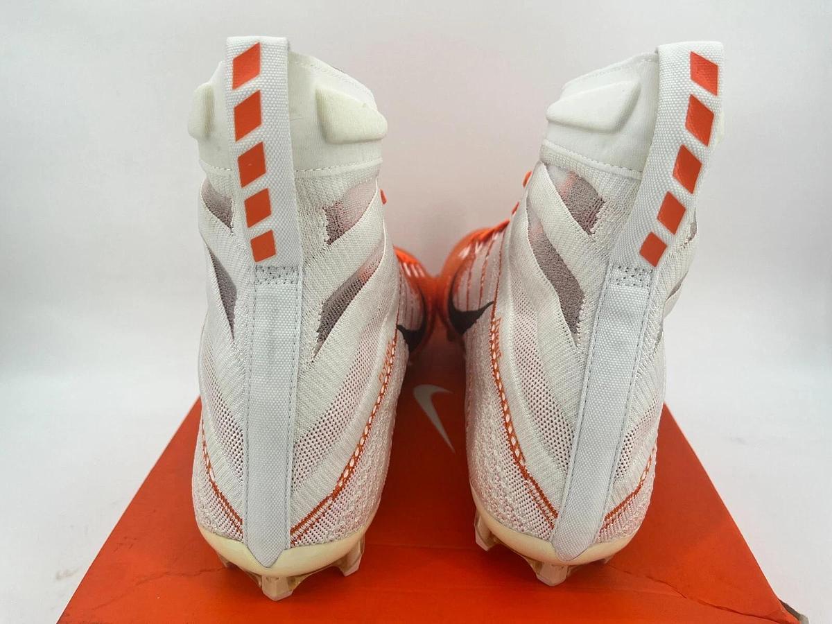 Nike Vapor Untouchable 3 Elite P White/Orange Sz 16 OSU Beavers Football Cleats