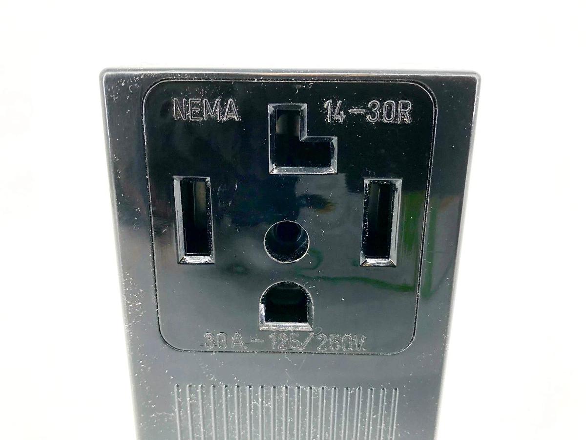 New Leviton 9432-P Straight Blade Angle Plug 30A 125/250V 3-P 4 Wire NEMA 14-30P
