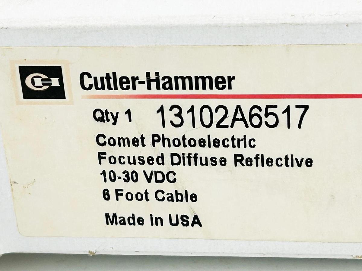 New Cutler Hammer 13102A6517 Diffuse Reflective Sensor 250MA 10-30VDC 6' Cable