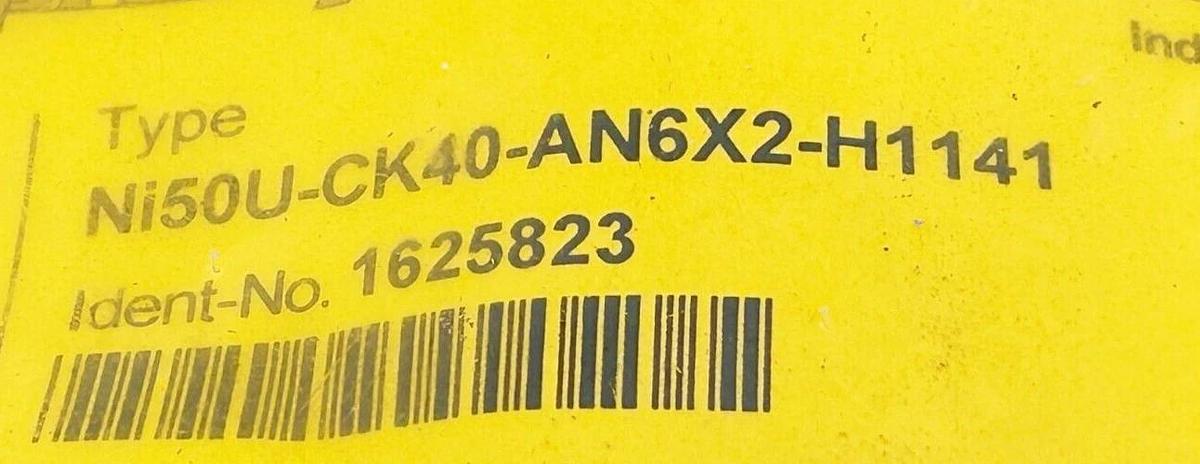 New Turck NI50U-CK40-AN6X2-H1141 Proximity Switch 10-30VDC 200mA 30mm 1625823