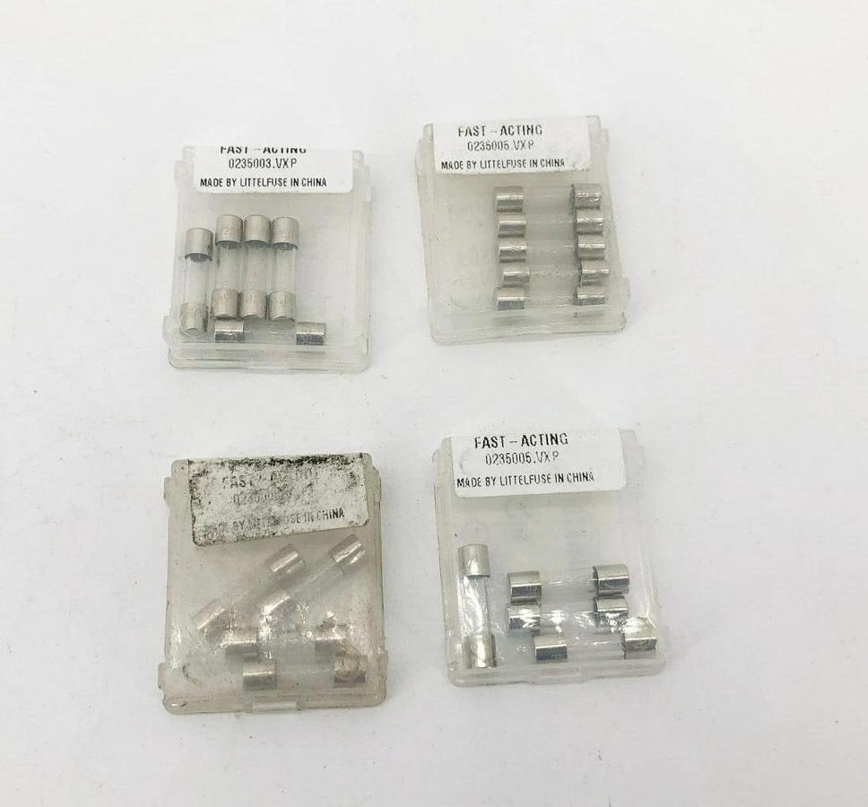 Lot of 18 New Littelfuse 235005P Fast Acting Fuses 5A 125V