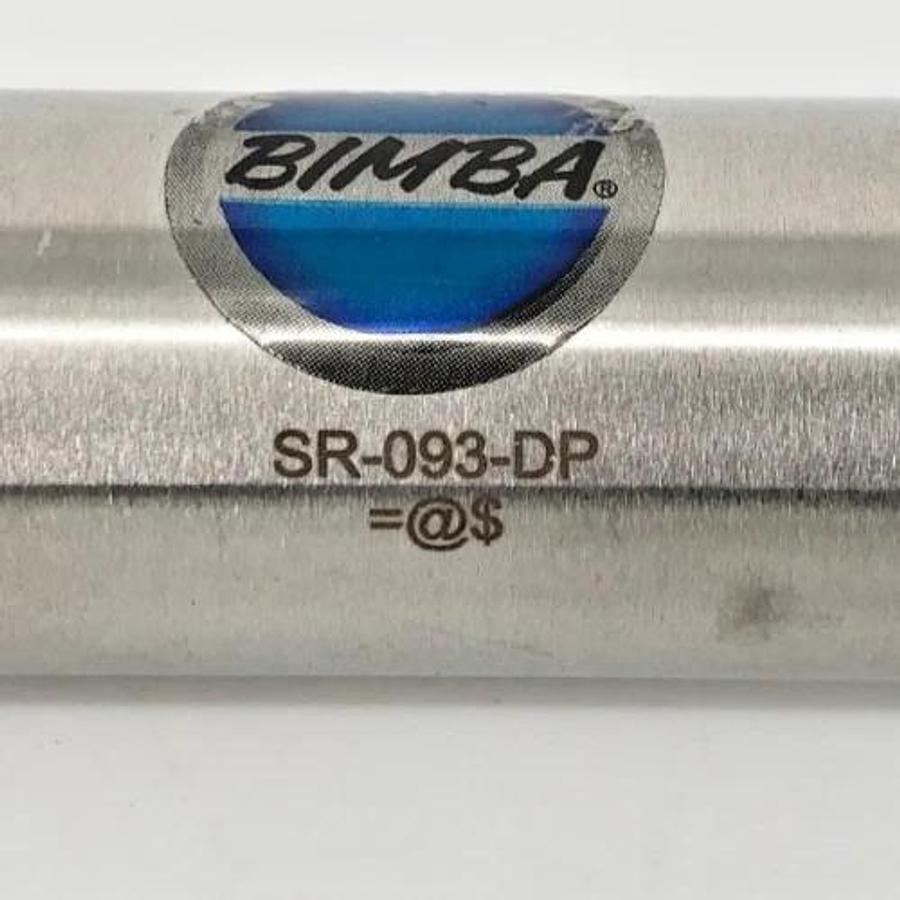 New Bimba SR-093-DP Pneumatic Cylinder 1-1/16" Bore 3" Stroke - No Box