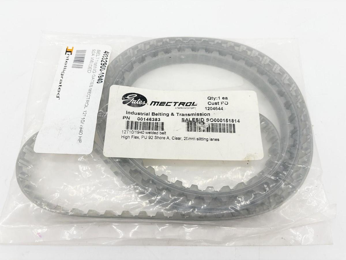 New Gates Mectrol 12T10/1940 Industrial Timing Belt High Flex PU92 49332900-1940