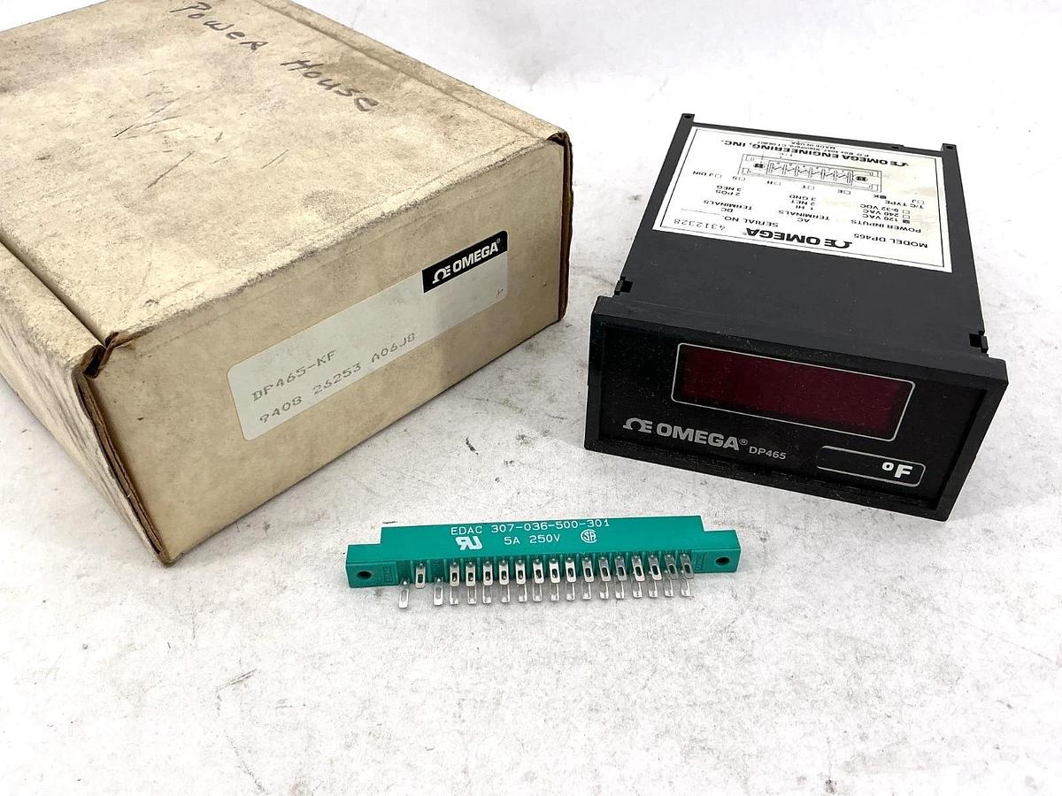 New OMEGA DP465-KF Digital Thermometer T/C Type K 120VAC DP465