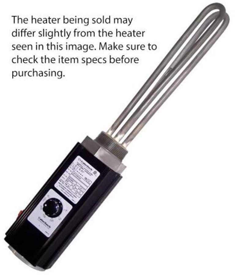 New Chromalox MTO-215A Screw Plug Immersion Heater 480V 2" NPT P/N 019370003
